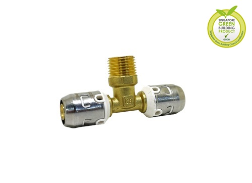 PEX Push-Fit MI Tee ( Type F6 )